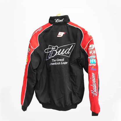 Budweiser F1 Official Embroidered Racing Jacket - Dash Racegear