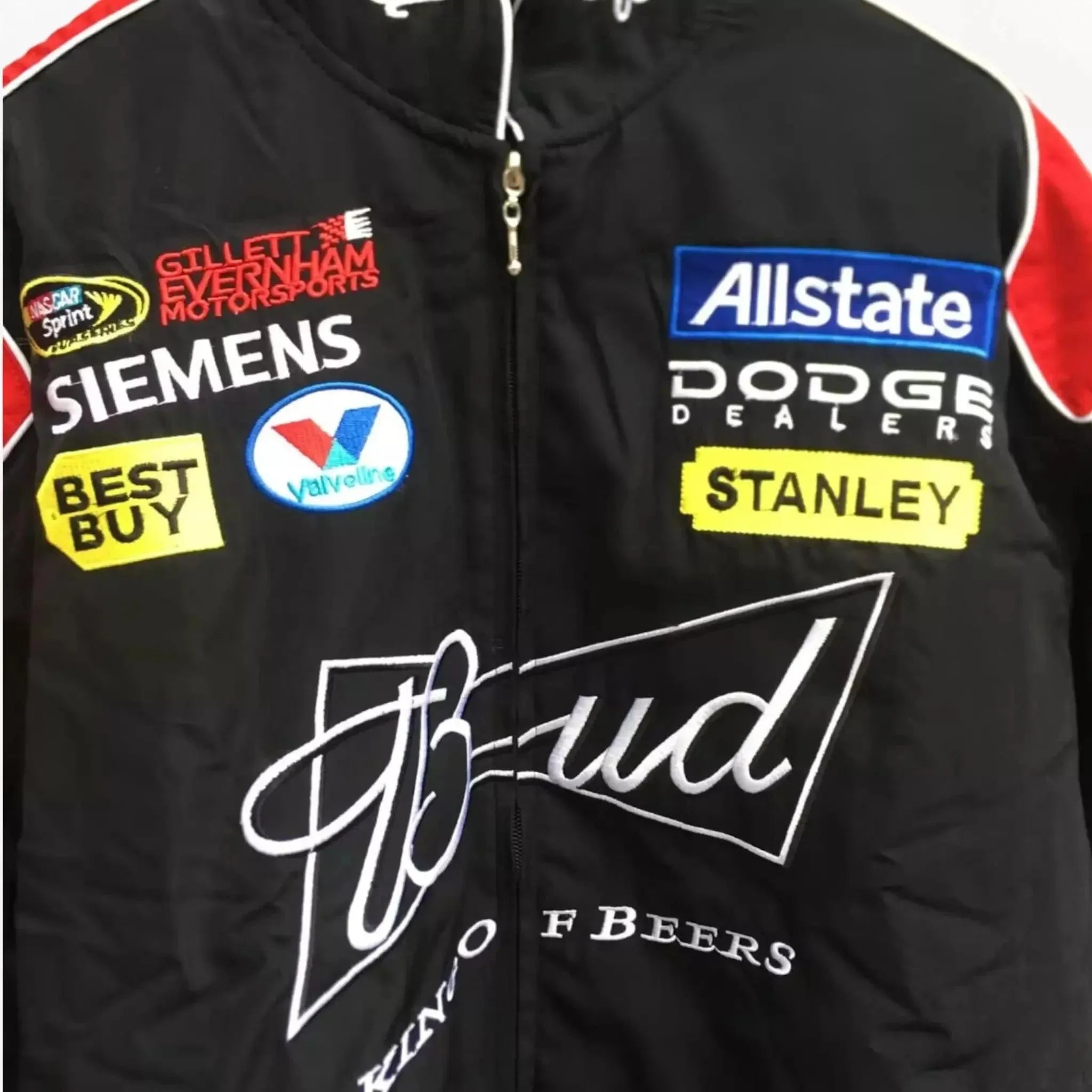 Budweiser F1 Official Embroidered Racing Jacket - Dash Racewear