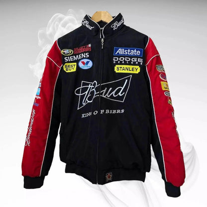 Budweiser F1 Racing Embroidered Retro Limited Edition Jacket - Dash Racegear