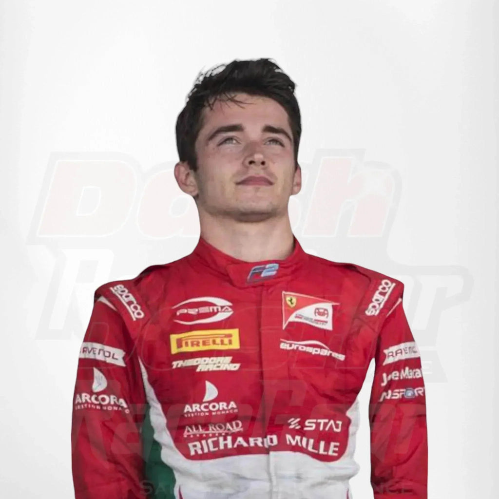 Charles Leclerc 2017 Formula 2 Race Suit Prema Powert eam