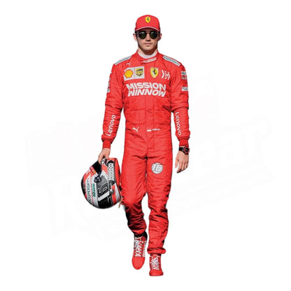 Charles Leclerc 2019 Ferrari F1 Race Suit KIDS - Dash Racegear