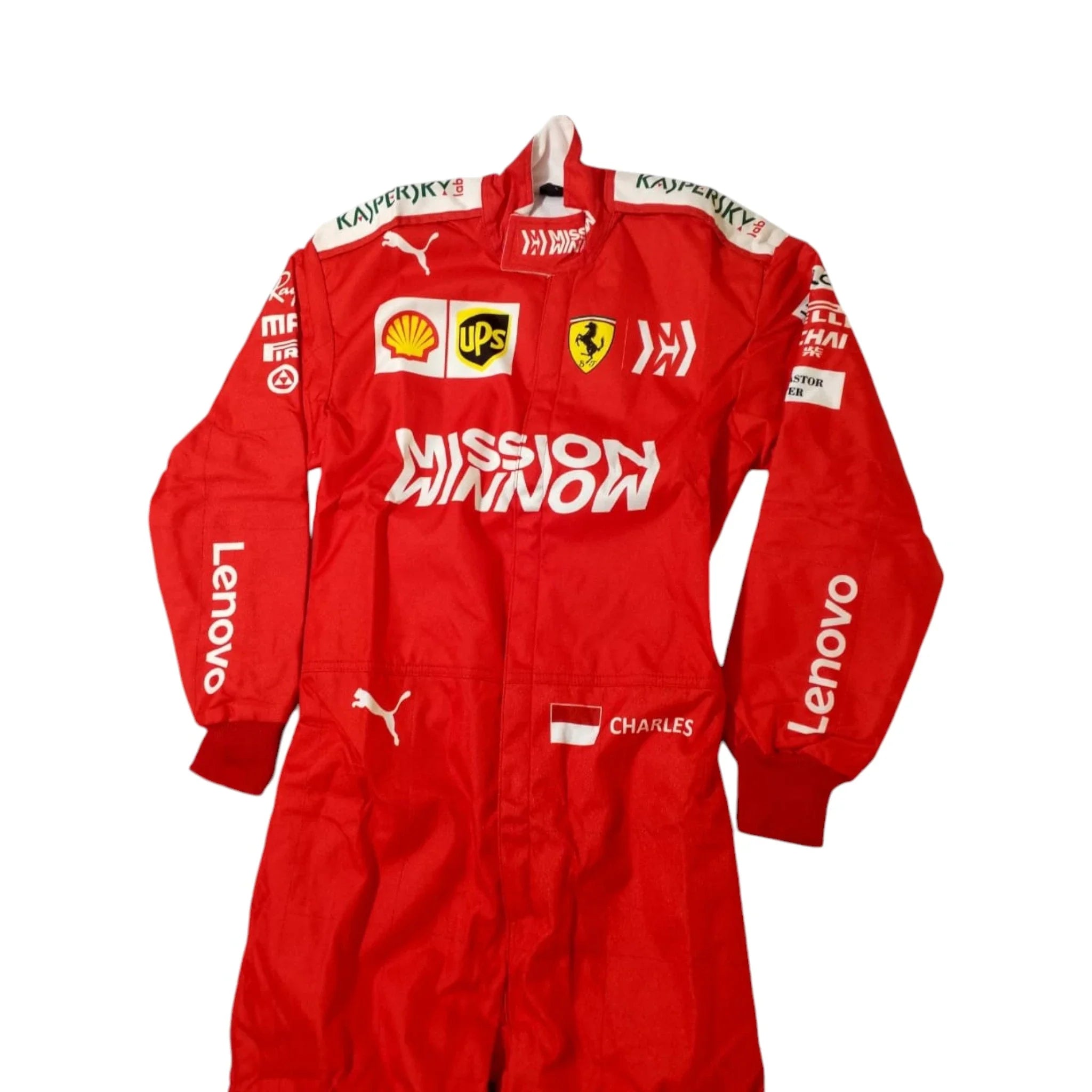 Charles Leclerc 2019 Ferrari F1 Race Suit Kids - Dash Racegear