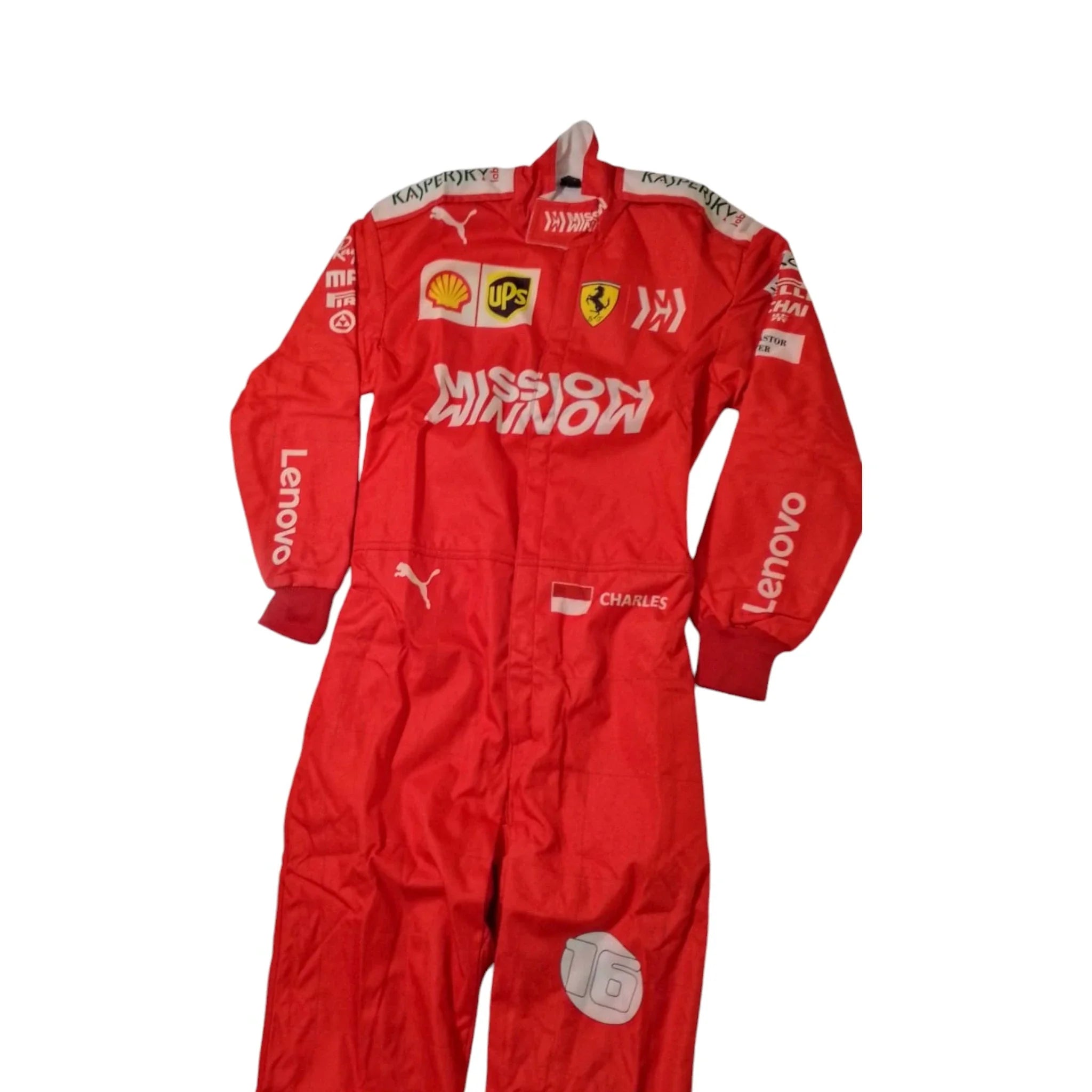 Charles Leclerc 2019 Ferrari F1 Race Suit Kids - Dash Racegear