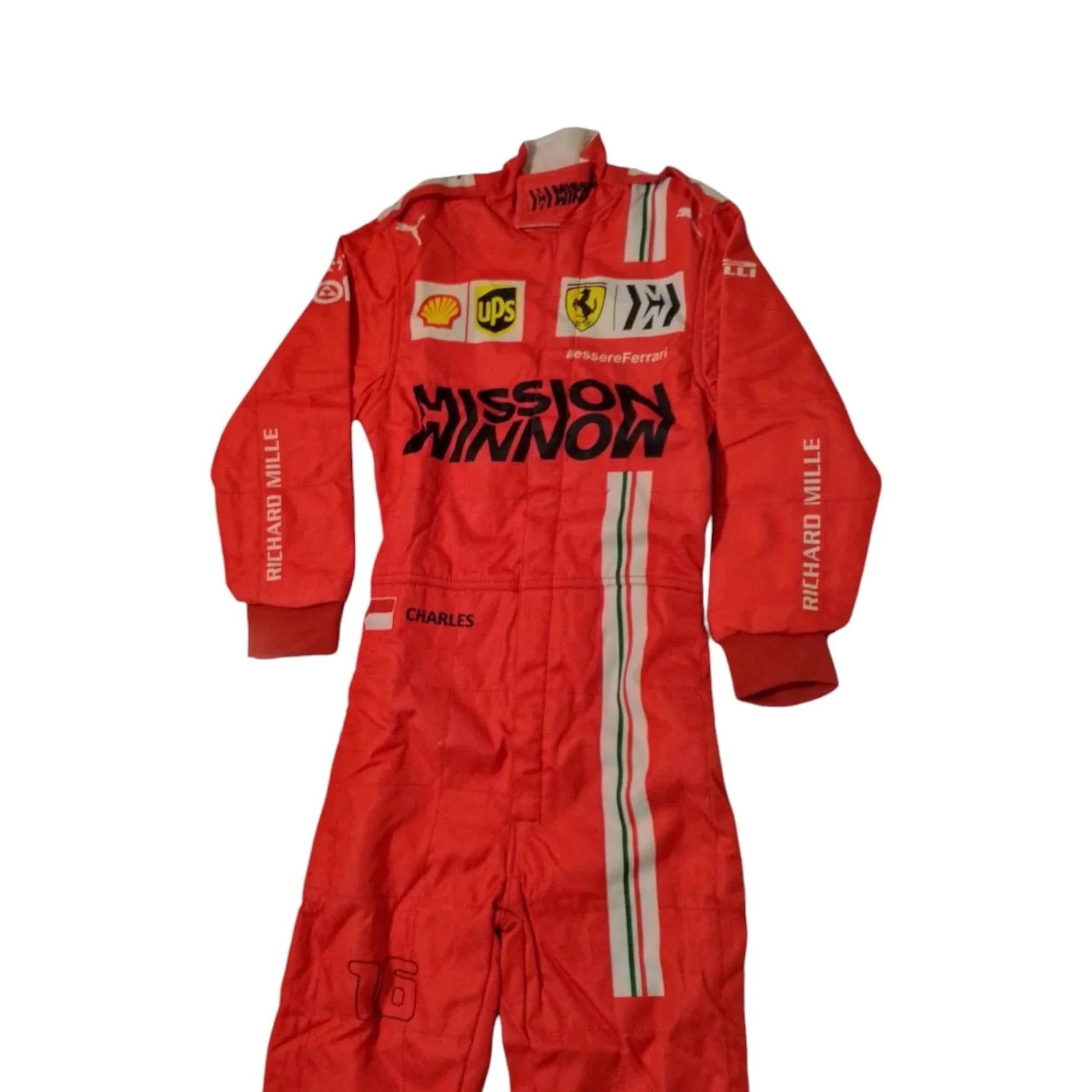Charles Leclerc 2021 Ferrari F1 Race Suit - Dash Racegear