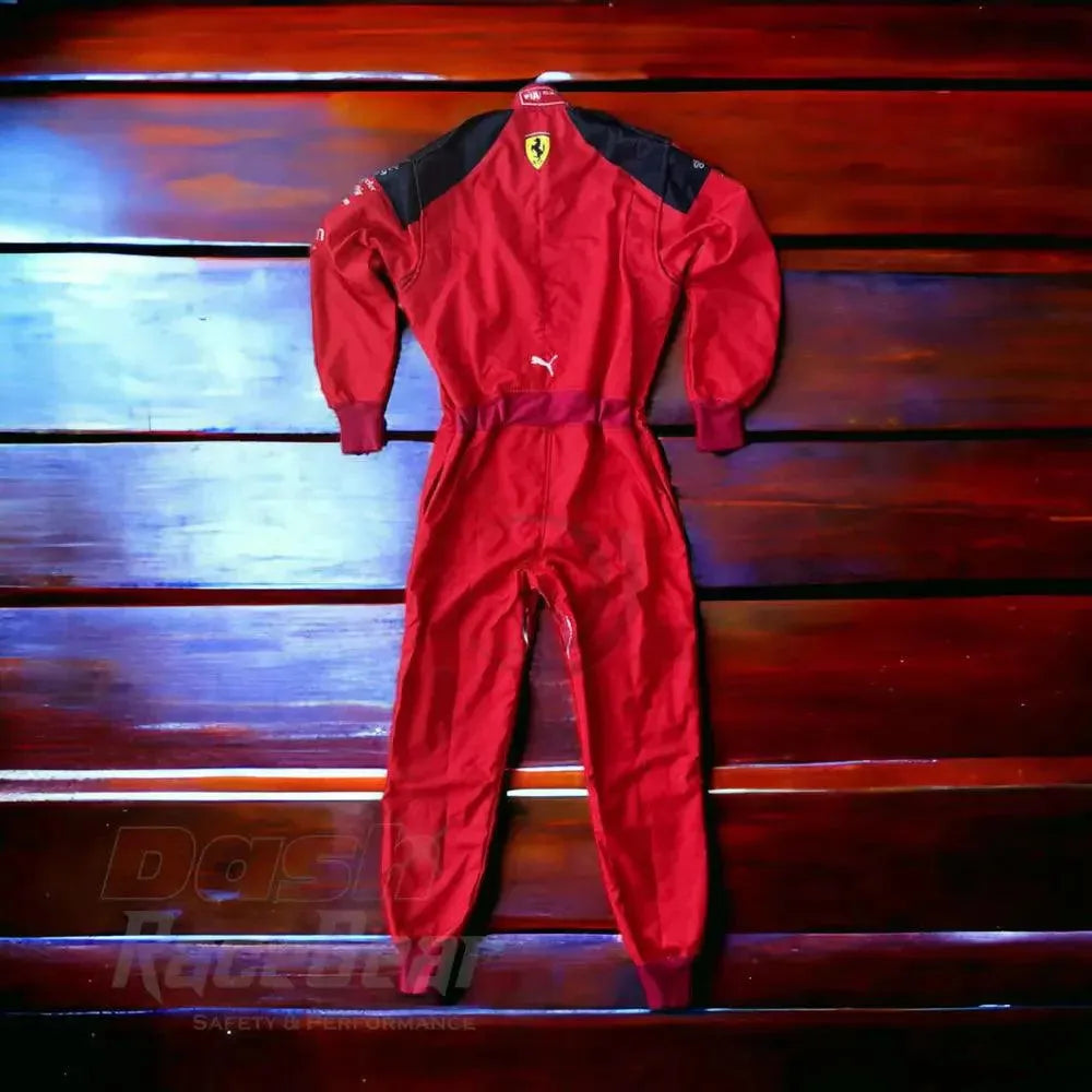 2023 Charles Leclerc Ferrari F1 Embroidered Racing Suit - Dash Racewear