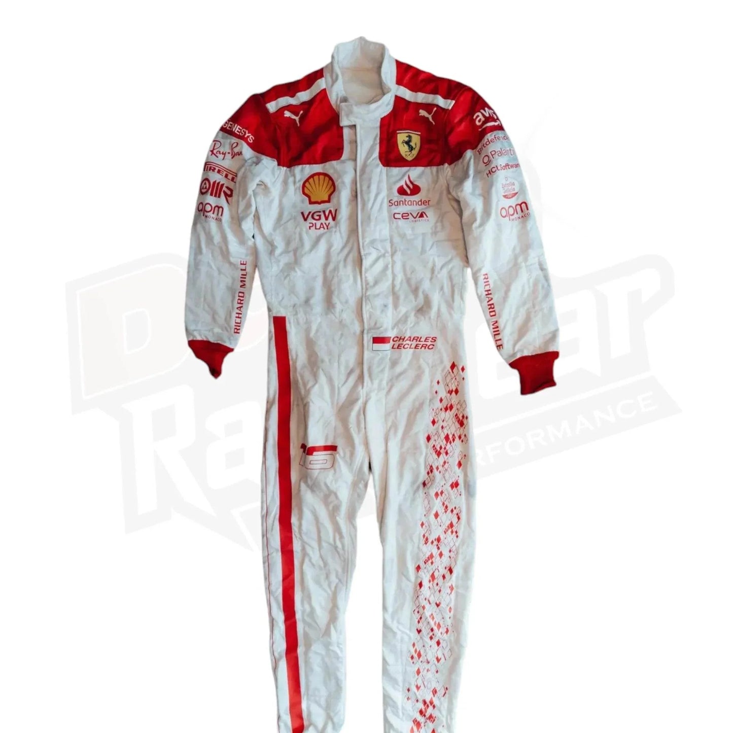 Charles Leclerc Ferrari 2023 F1 Race Suit KIDS - Monaco GP - Dash Racegear