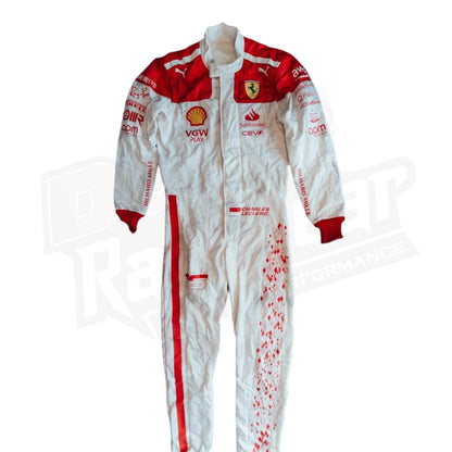 Charles Leclerc Ferrari 2023 F1 Race Suit KIDS - Monaco GP - Dash Racegear