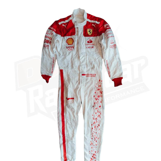 Charles Leclerc Ferrari 2023 F1 Race Suit KIDS - Monaco GP - Dash Racegear