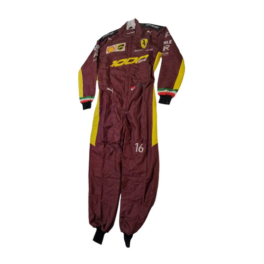 Charles Leclerc Sebastian Vettel 2020 F1 Replica Race Suit - Scuderia Ferrari 1000s - Dash Racegear