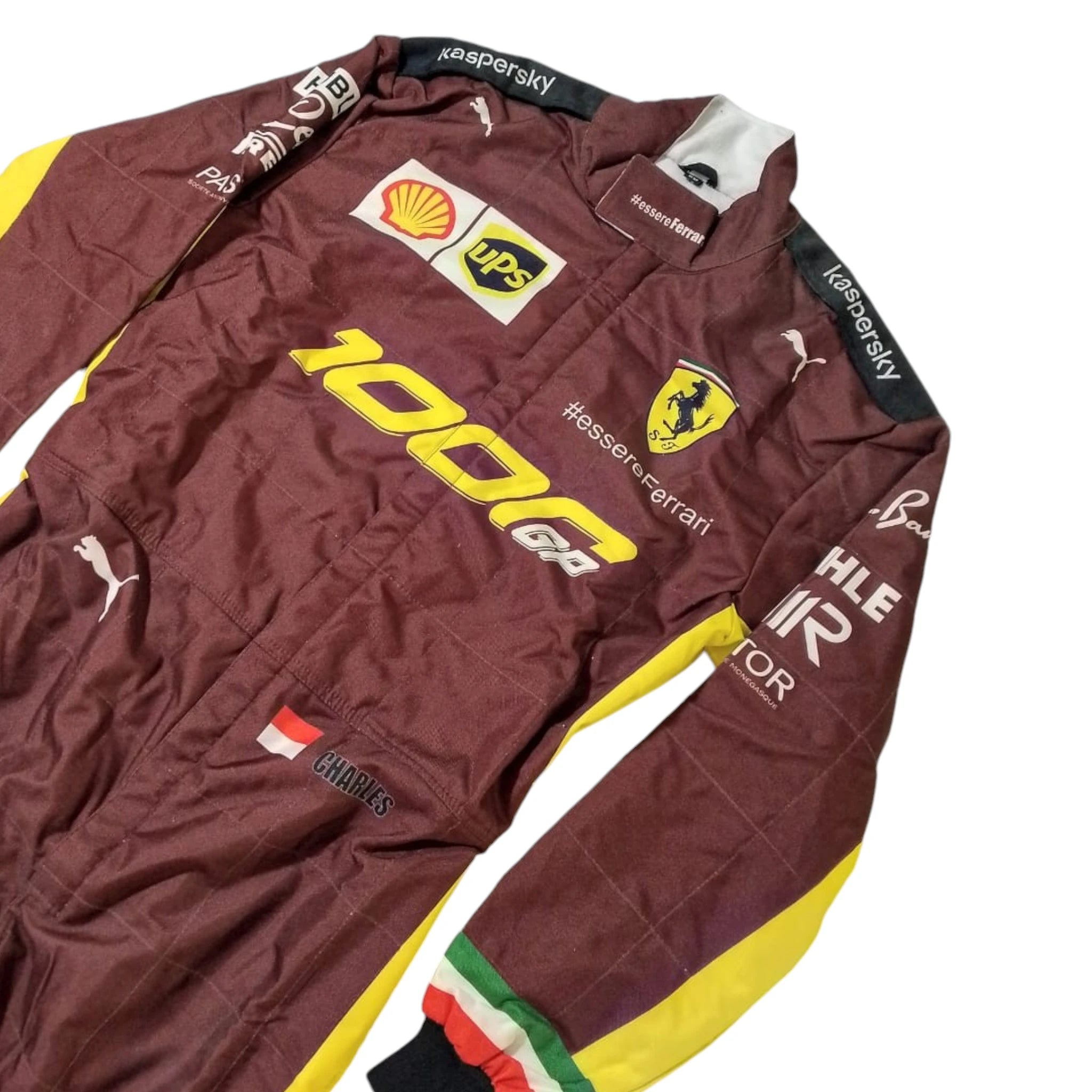 Charles Leclerc Sebastian Vettel 2020 F1 Replica Race Suit - Scuderia Ferrari 1000s