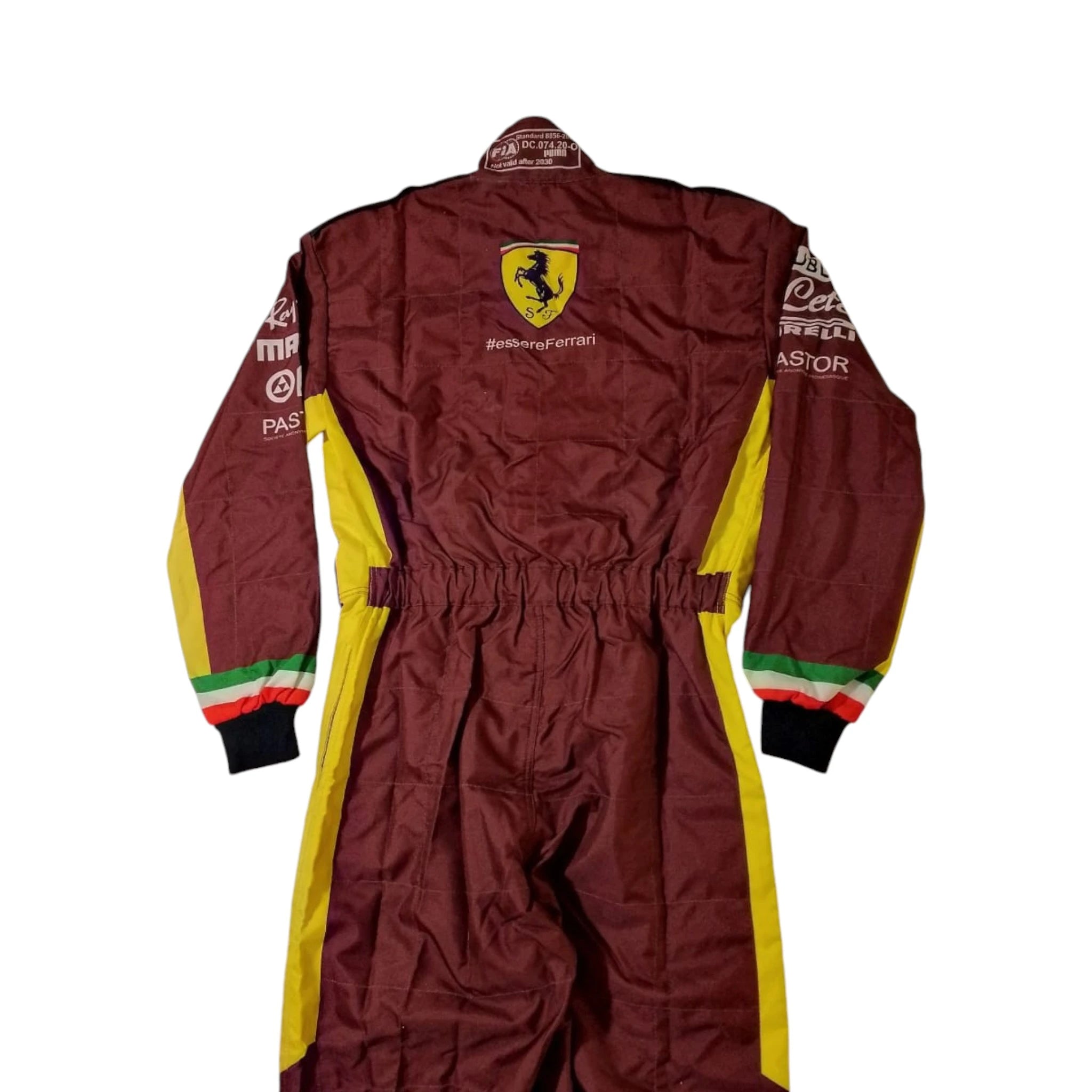 Charles Leclerc Sebastian Vettel 2020 F1 Replica Race Suit - Scuderia Ferrari 1000s