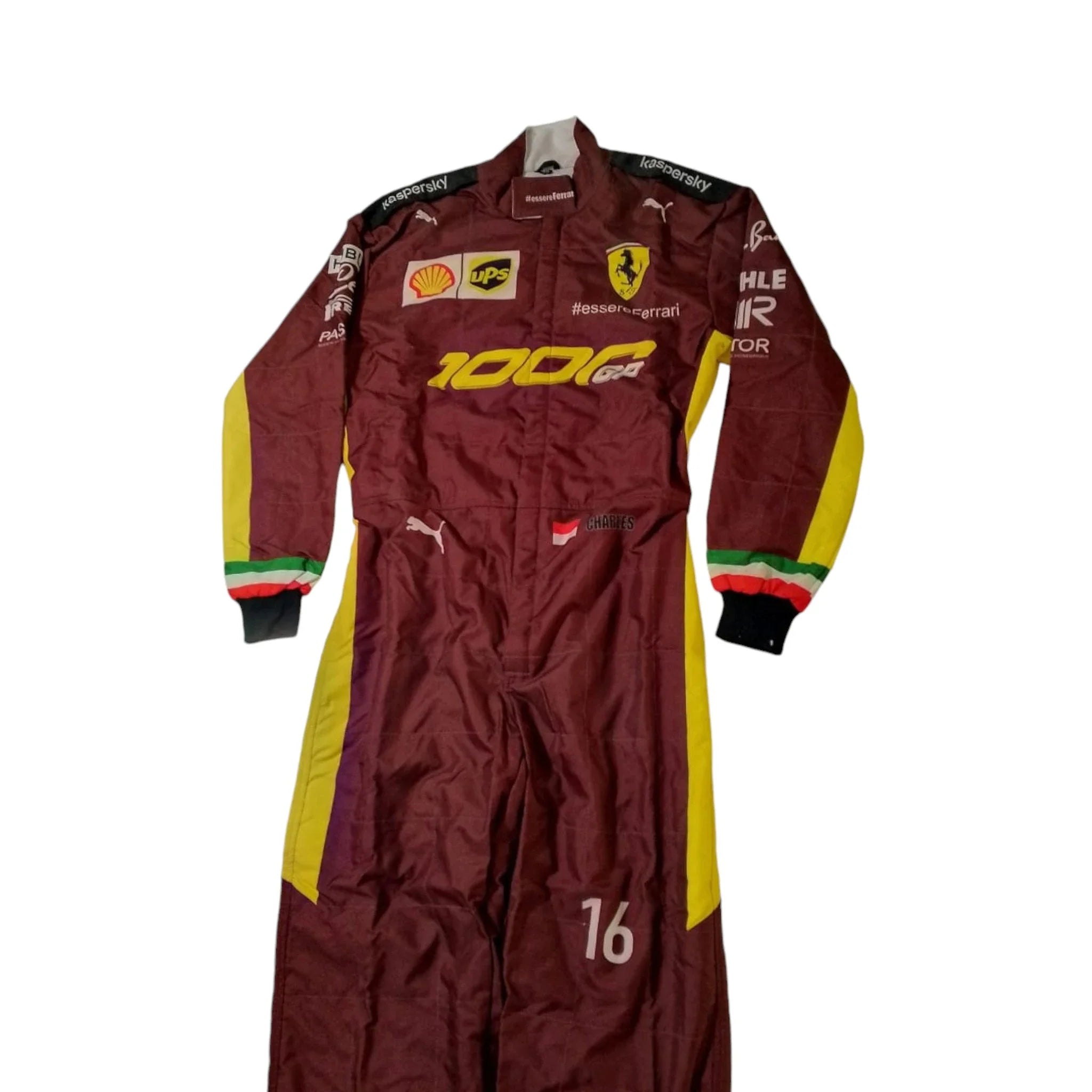 Charles Leclerc Sebastian Vettel 2020 F1 Replica Race Suit - Scuderia Ferrari 1000s - Dash Racegear