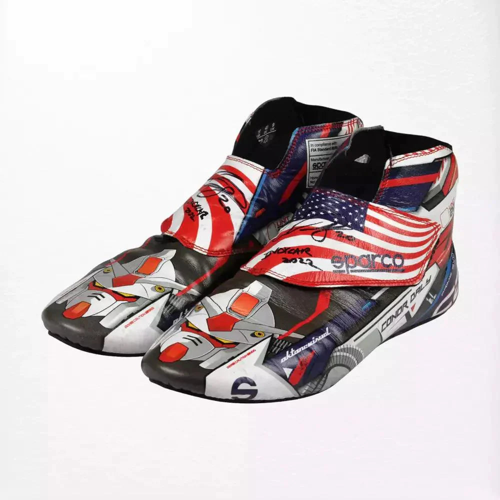 2022 Conor Daly Ed Carpenter Racing IndyCar Boots - Dash Racegear