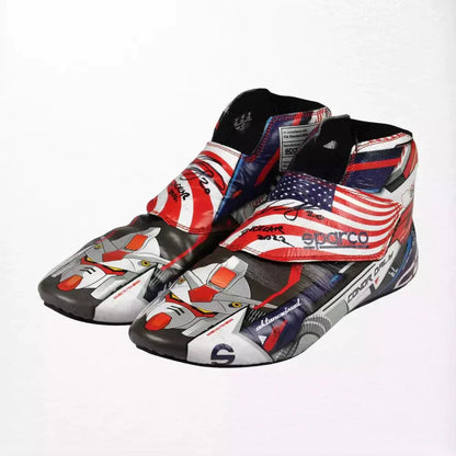 2022 Conor Daly Ed Carpenter Racing IndyCar Boots - Dash Racegear