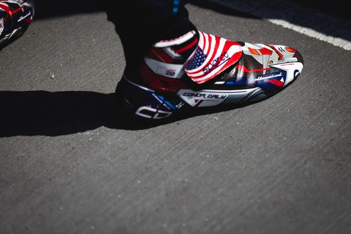 2022 Conor Daly Ed Carpenter Racing IndyCar Boots - Dash Racegear