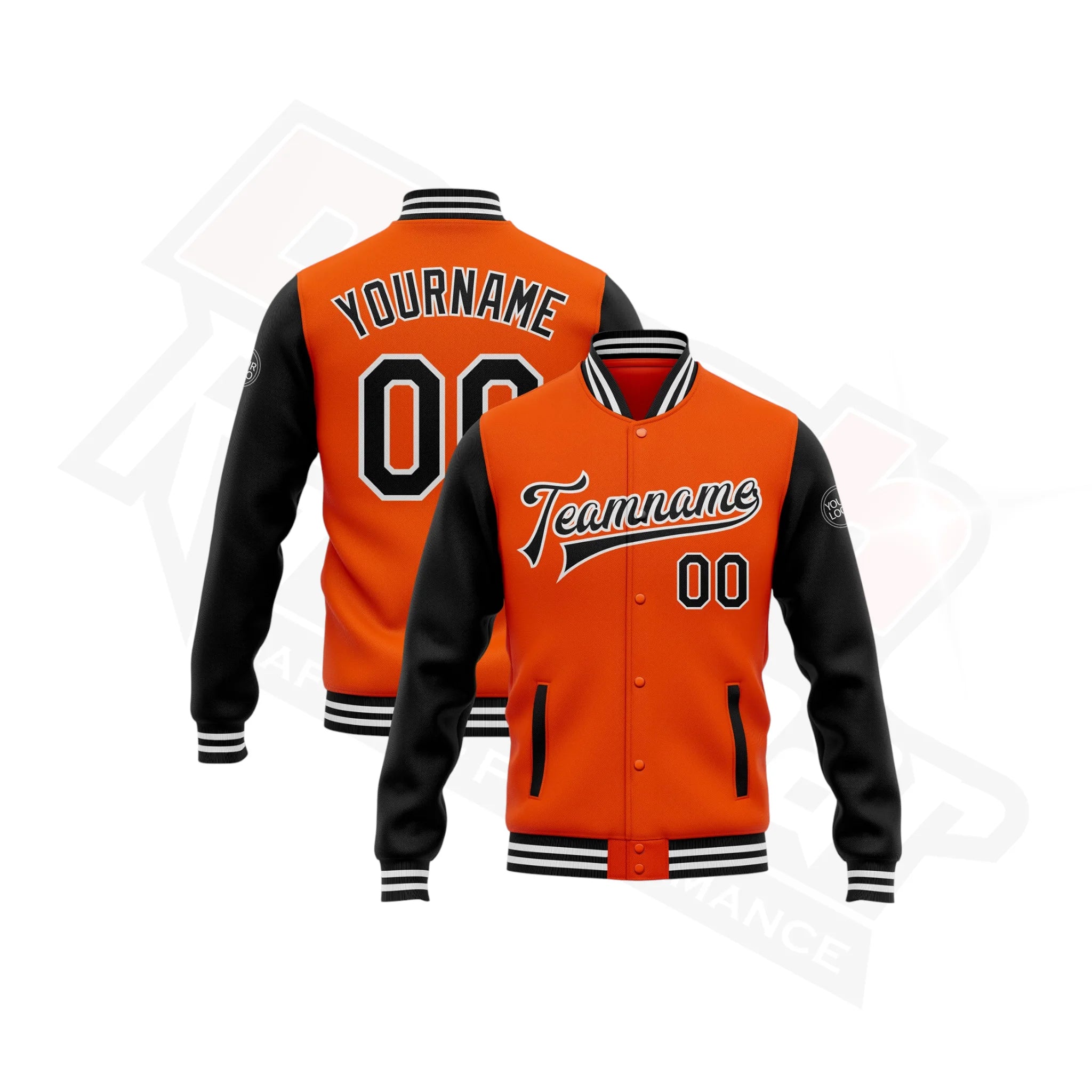 CustomOrange_Black-WhiteBomberFull-SnapVarsityJacket_3.webp