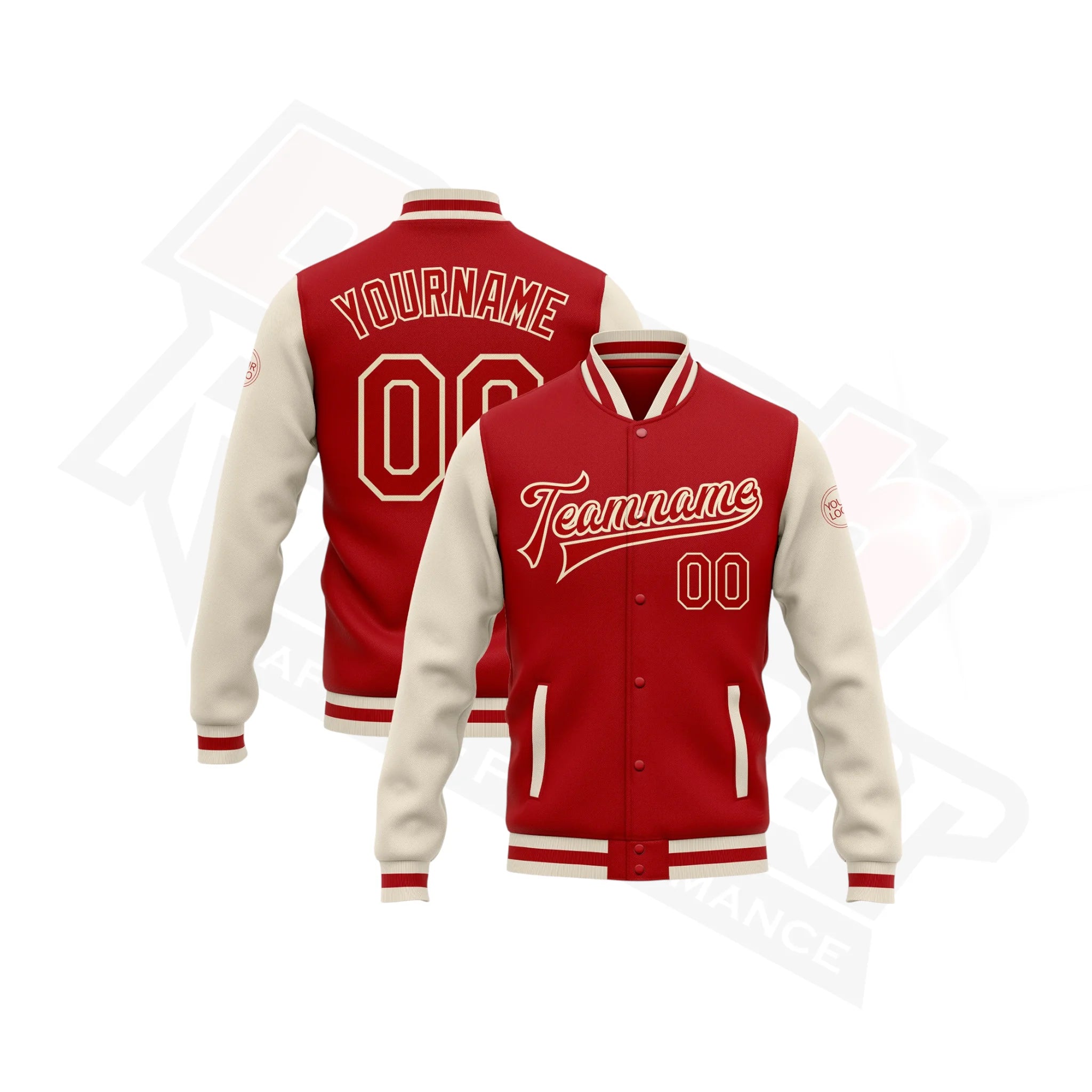 CustomRed_CreamBomberFull-SnapVarsityLettermanJacket_6.webp