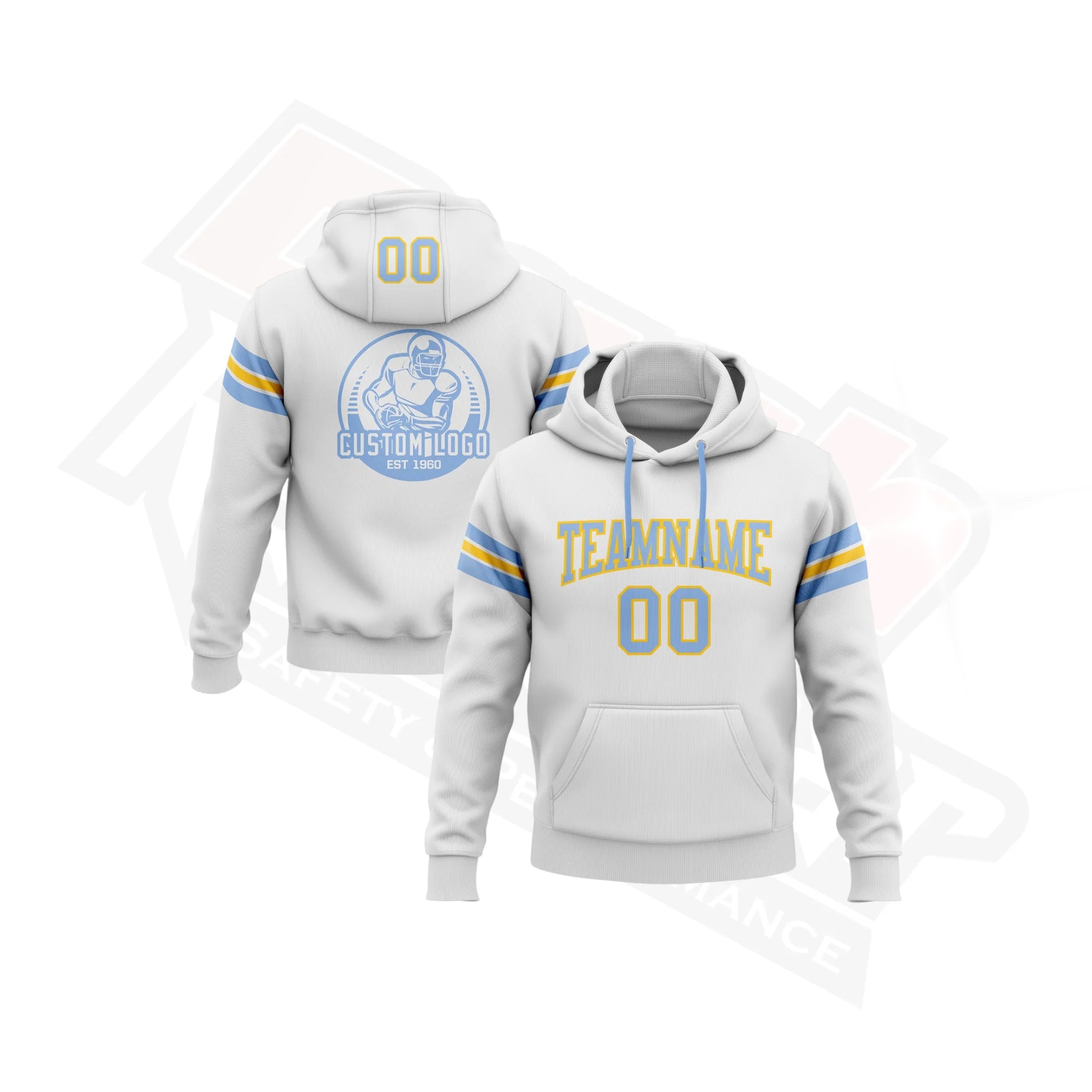 CustomStitchedWhiteLightBlue-YellowFootballPulloverSweatshirtHoodie_3.webp