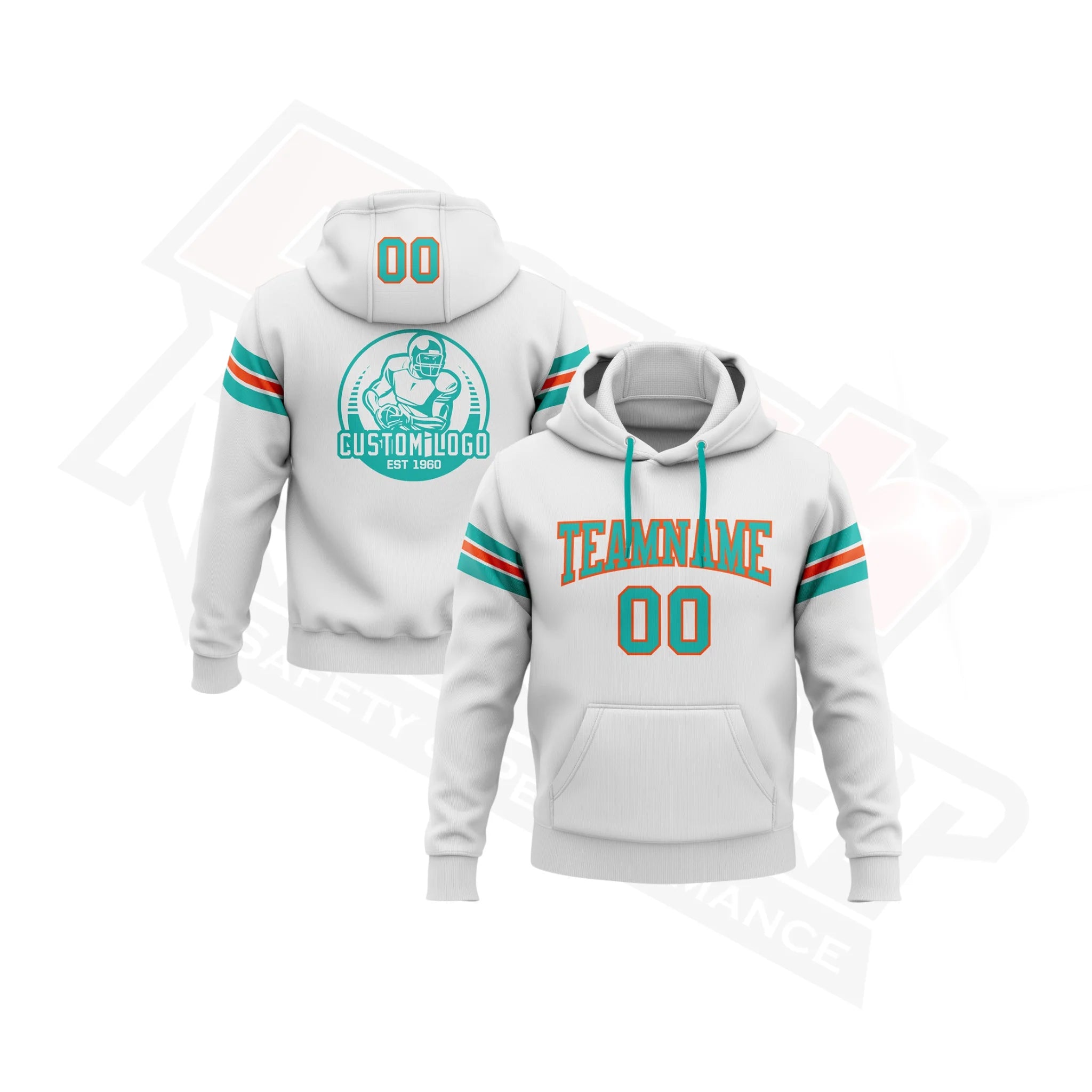 CustomStitchedWhite_Aqua-OrangeFootballHoodie_1.webp