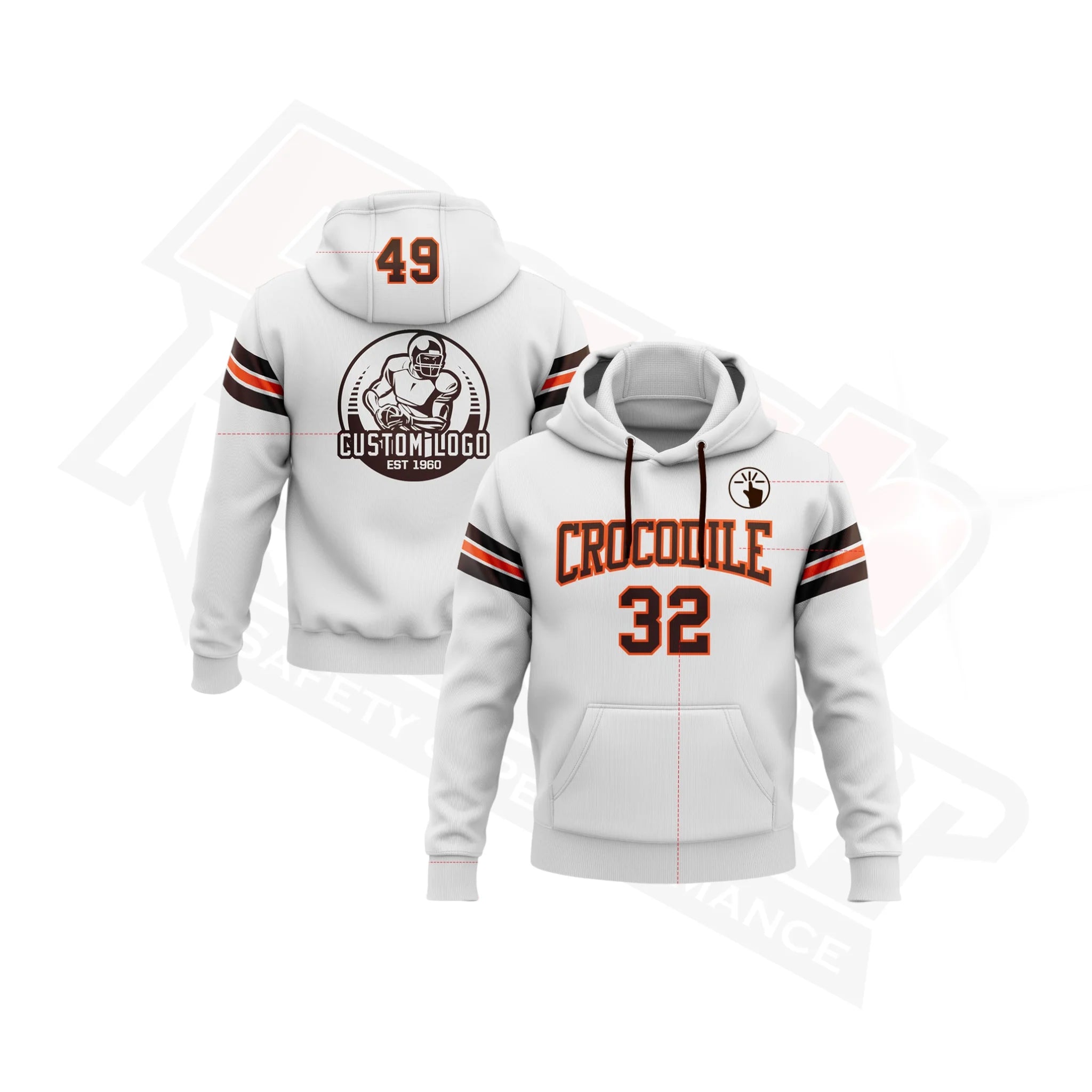 CustomStitchedWhite_Brown-OrangeFootballHoodie_1.webp