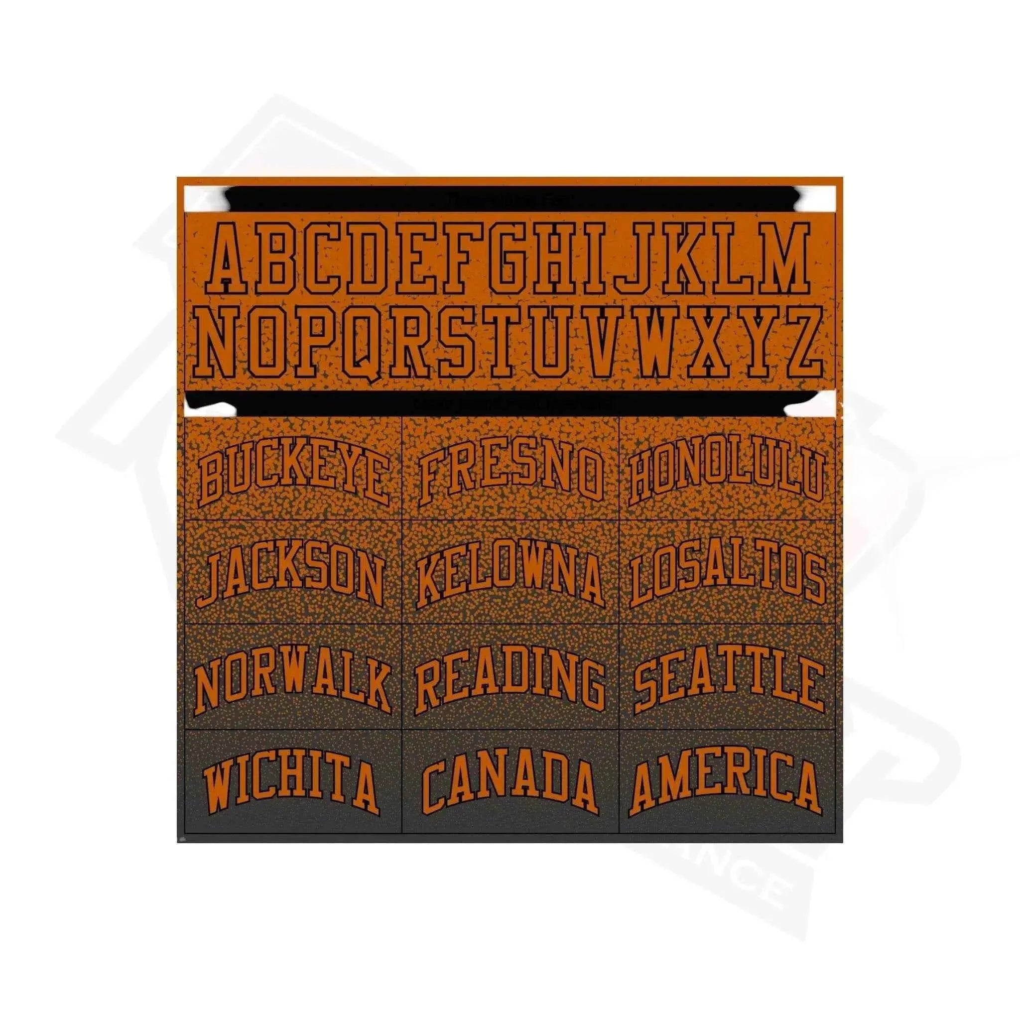 Custom Texas Orange & Black Fade Sports Hoodie