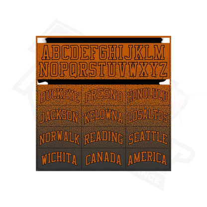 Custom Texas Orange & Black Fade Sports Hoodie - Dash Racegear