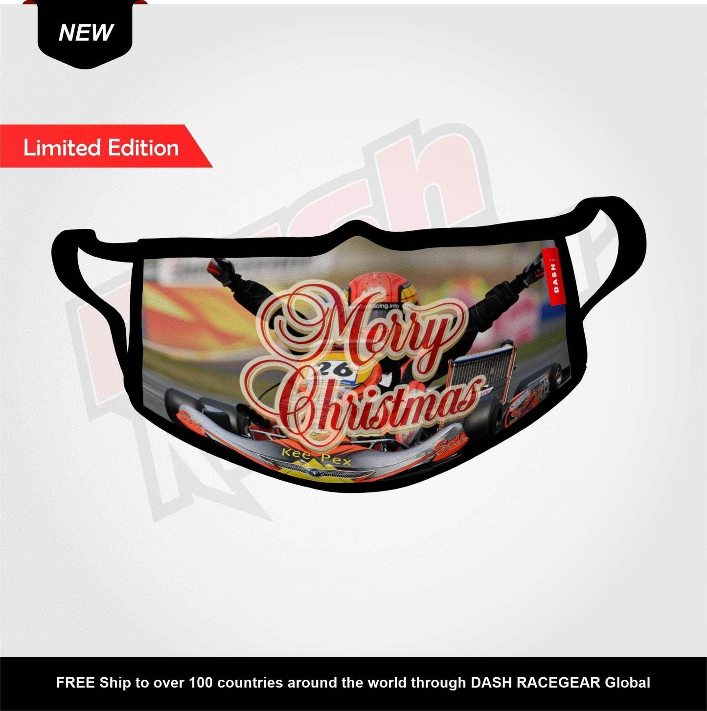 Customized Sublimation MASK Limited Edition - Dash Racegear