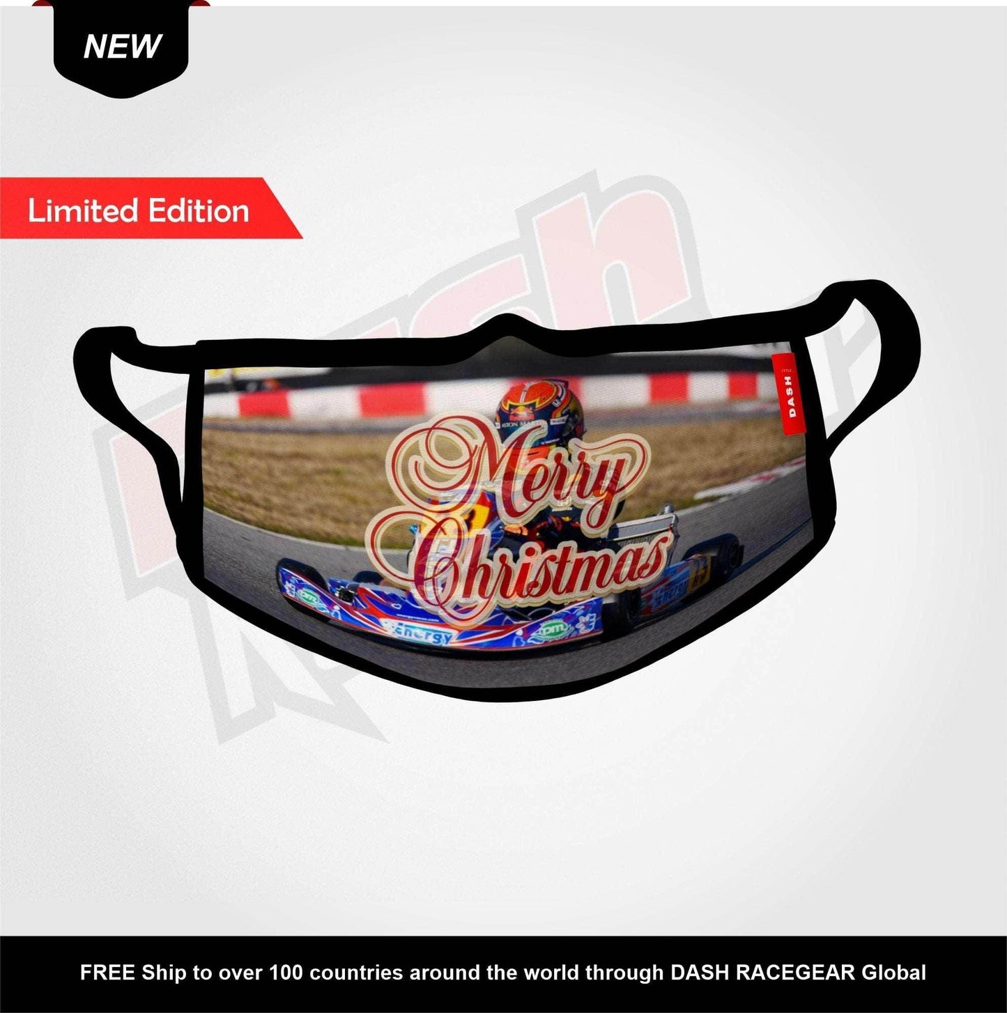 Customized Sublimation MASK Limited Edition - Dash Racegear