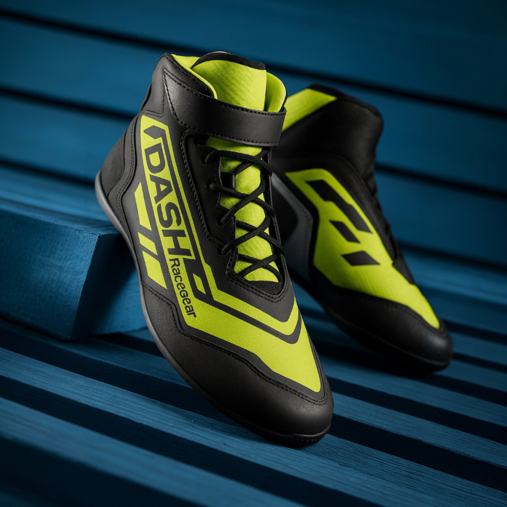 DASH RACEGEAR K-Traction Pro Karting Boots – Speed Green