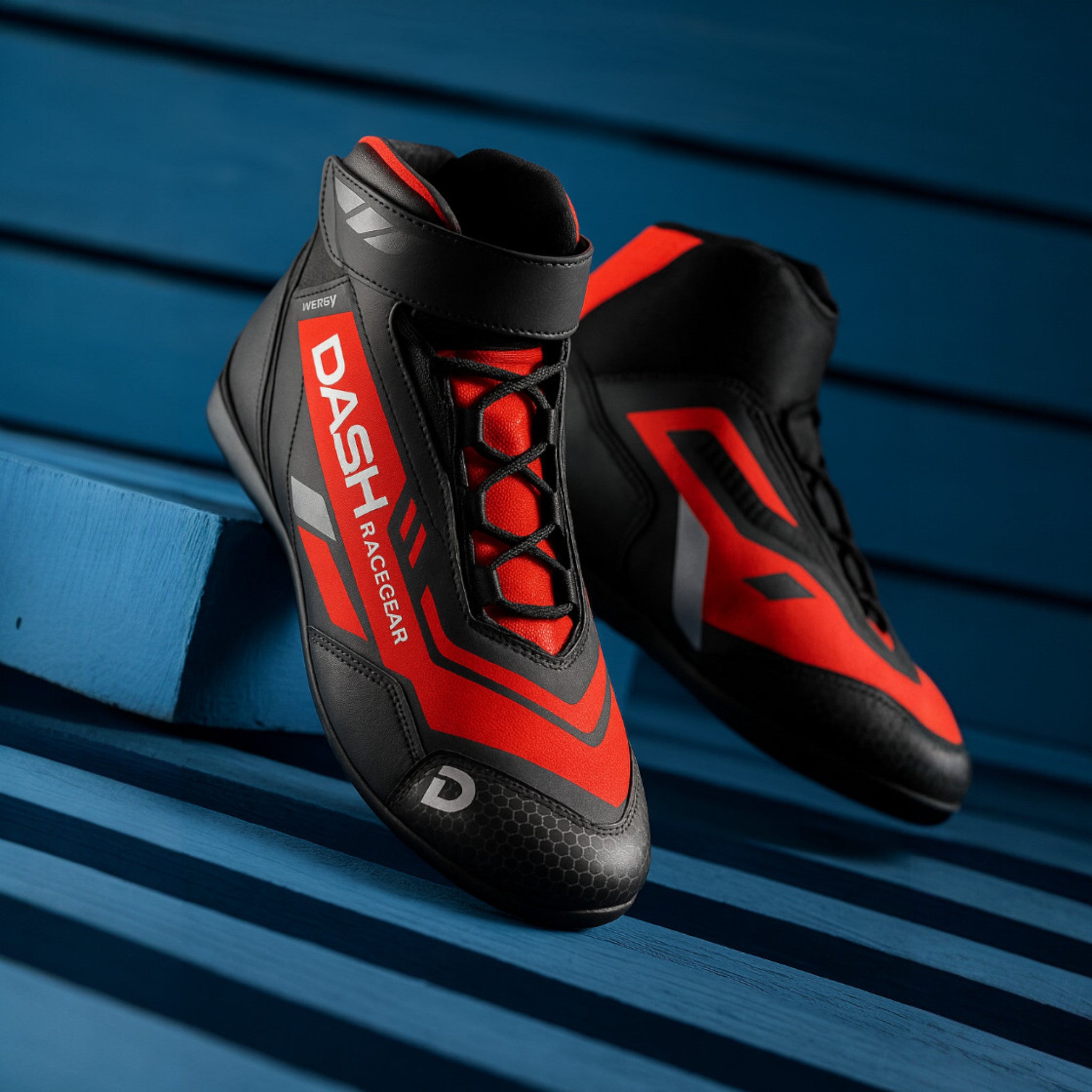 DASH RACEGEAR Pro-Line Kart Racing Shoes Red Impact - Dash Racegear