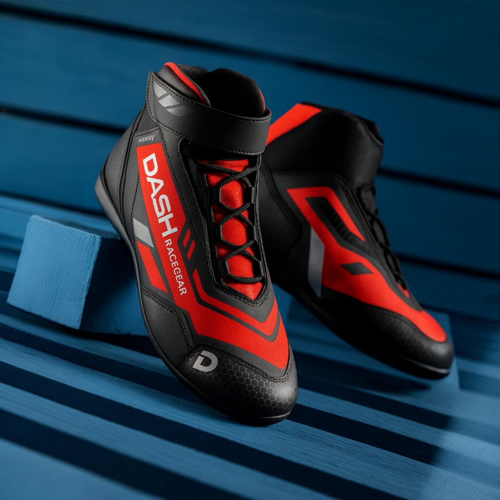DASH RACEGEAR V1 Karting Performance Boots – Sleek Grip Series