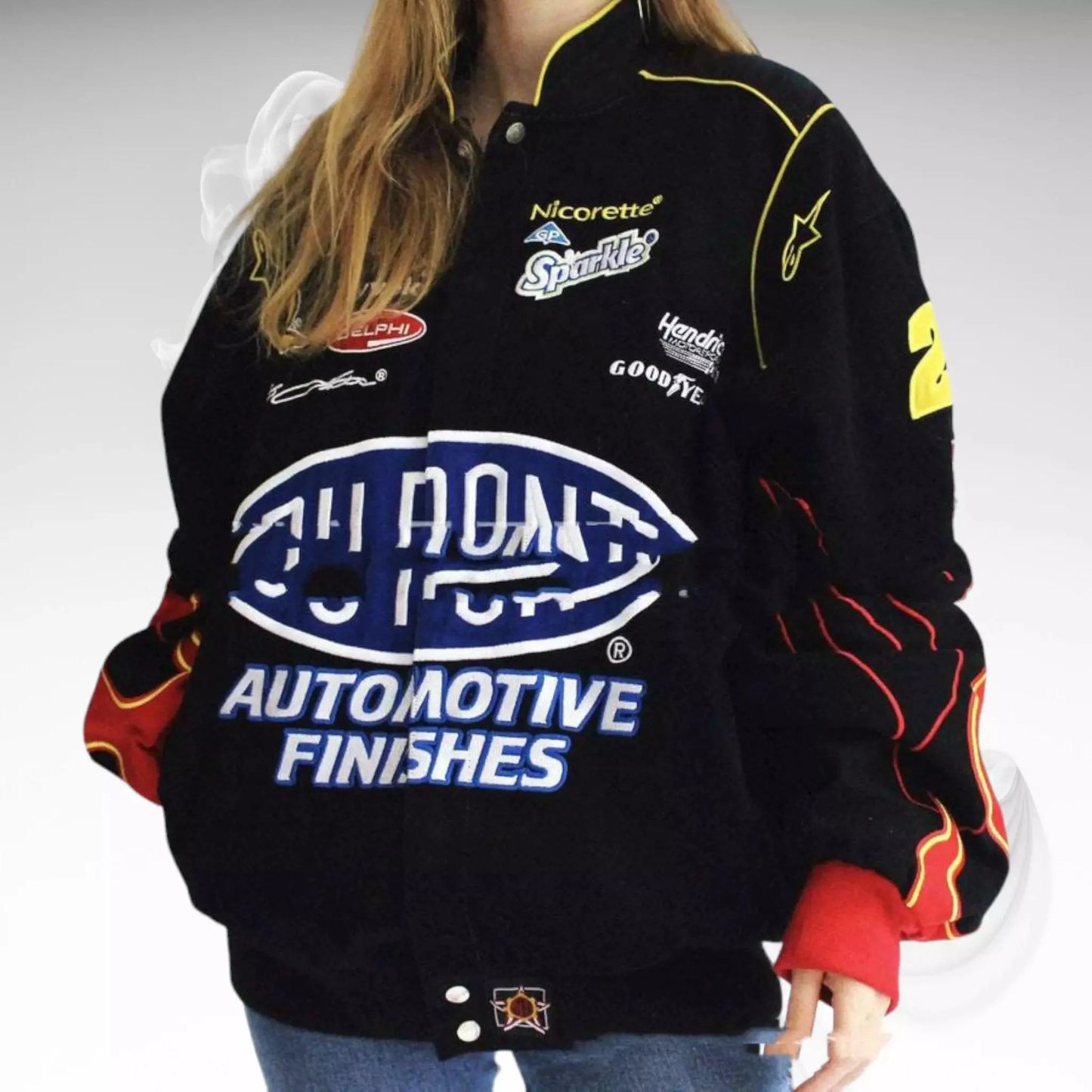 Vintage Dupont Windbreaker Printed Jacket - Dash Racegear