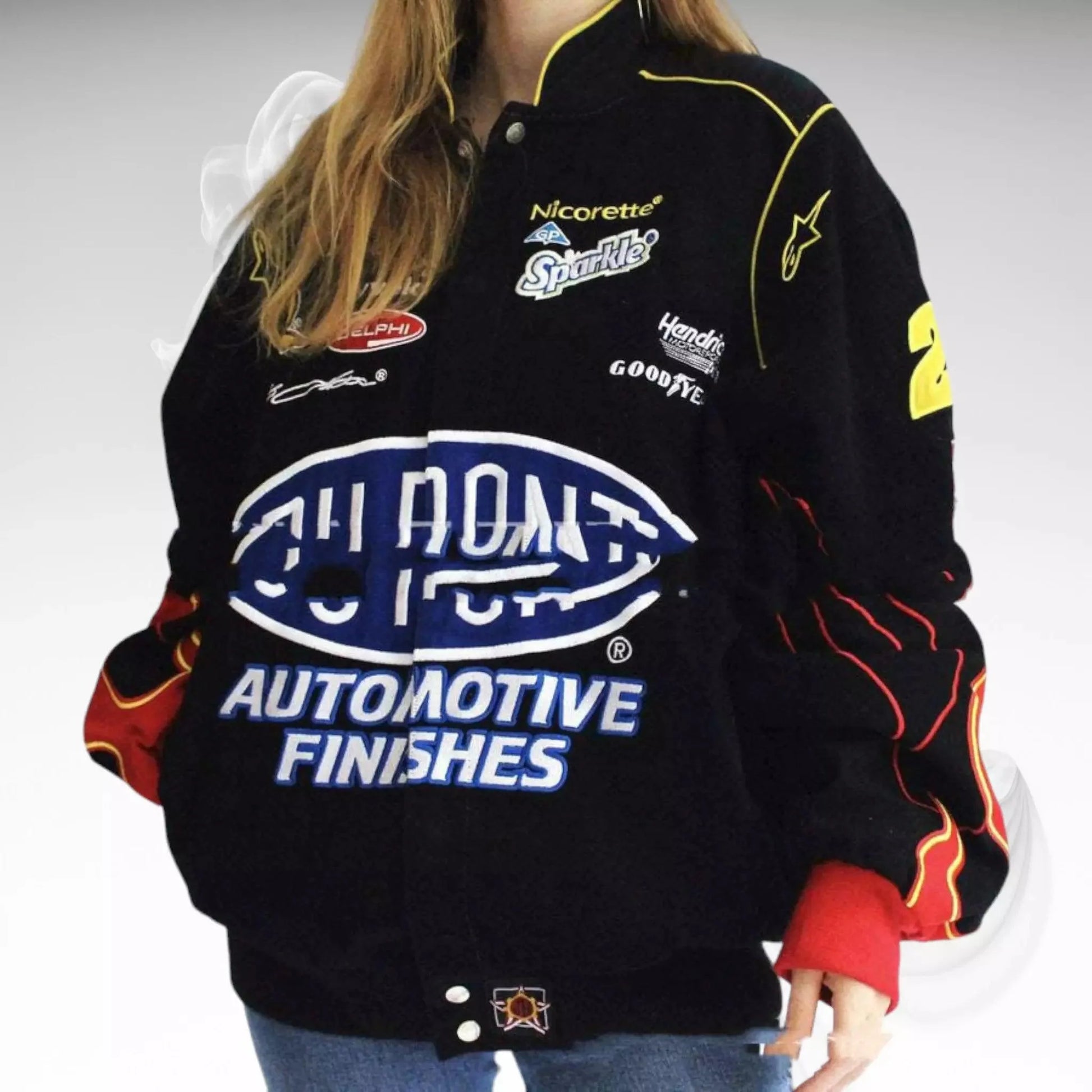 Vintage Dupont Windbreaker Printed Jacket - Dash Racegear