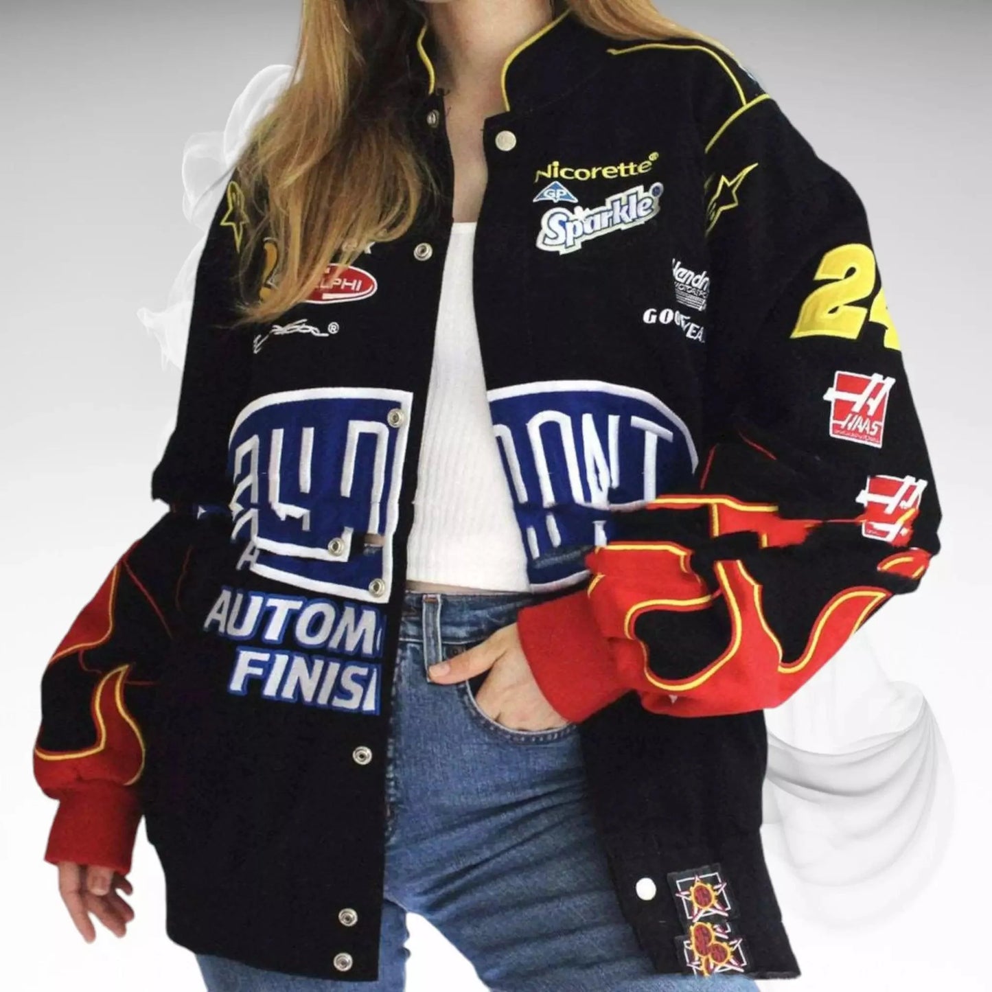 Vintage Dupont Windbreaker Printed Jacket - Dash Racegear
