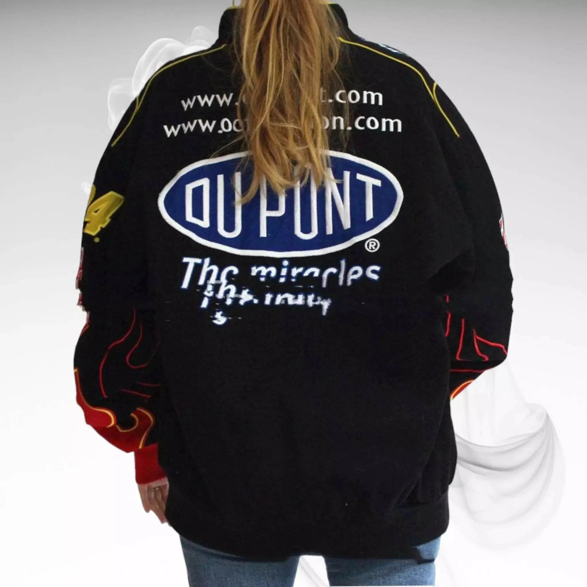 Vintage Dupont Windbreaker Printed Jacket - Dash Racegear