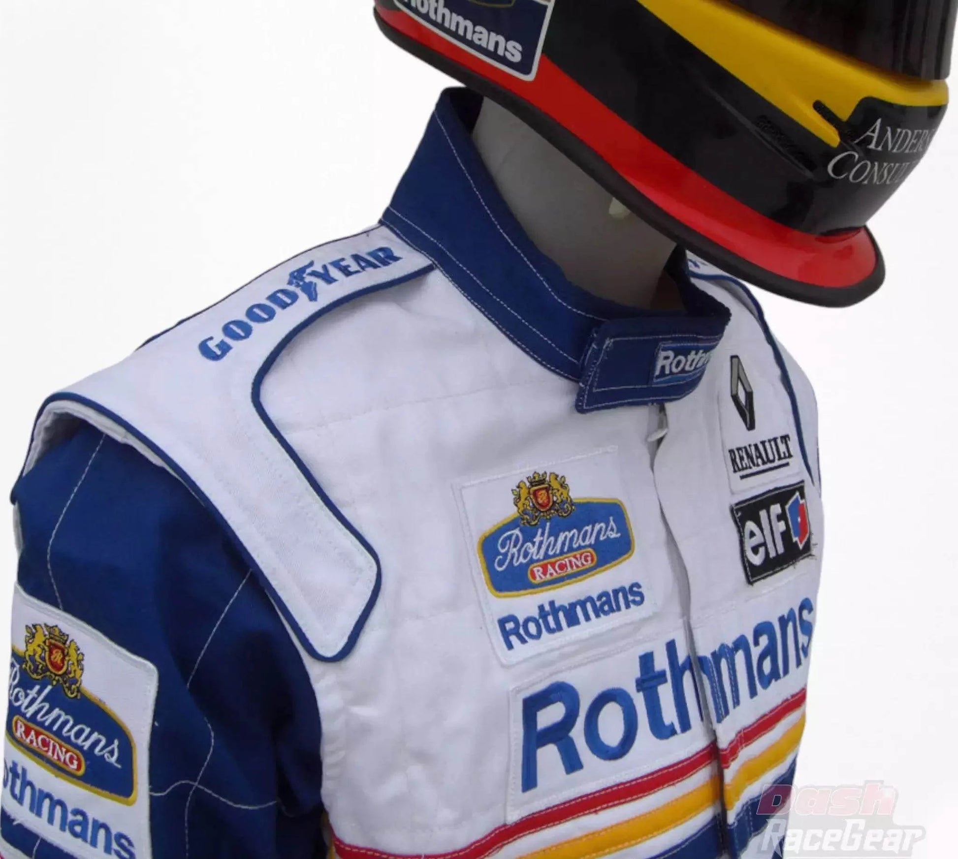 Damon Hill 1997 Williams F1 Embroidered Racing Suit - Dash Racegear
