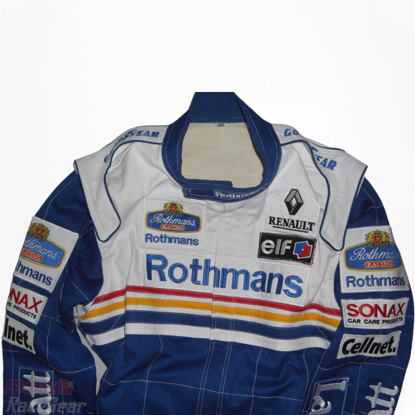 Damon Hill 1997 Williams F1 Embroidered Racing Suit - Dash Racegear
