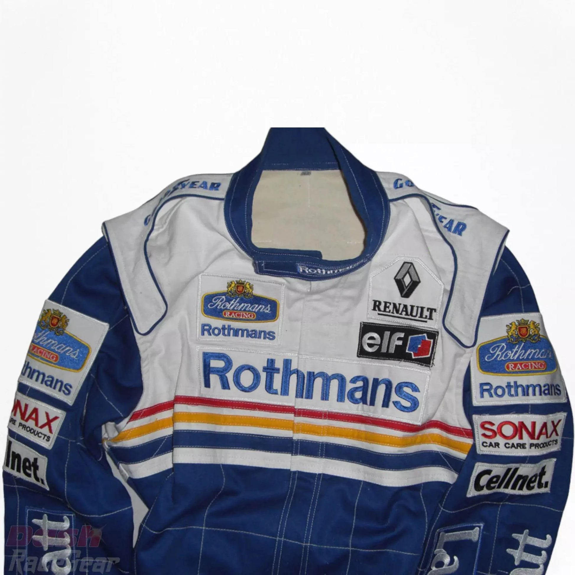 Damon Hill 1997 Williams F1 Embroidered Racing Suit - Dash Racegear