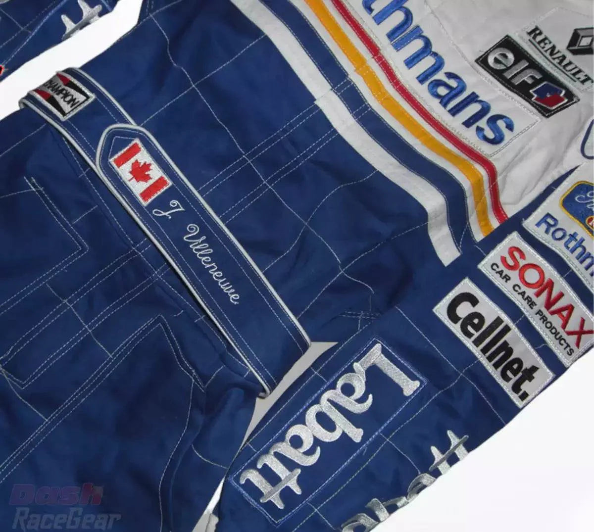Damon Hill 1997 Williams F1 Embroidered Racing Suit - Dash Racegear