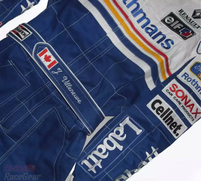 Damon Hill 1997 Williams F1 Embroidered Racing Suit - Dash Racegear