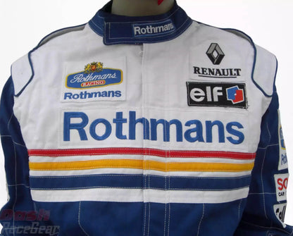Damon Hill 1997 Williams F1 Embroidered Racing Suit - Dash Racegear