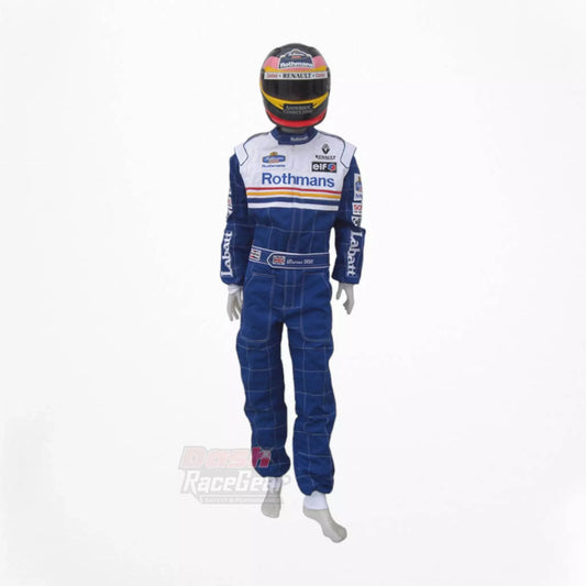 Damon Hill 1997 Williams F1 Embroidered Racing Suit - Dash Racegear
