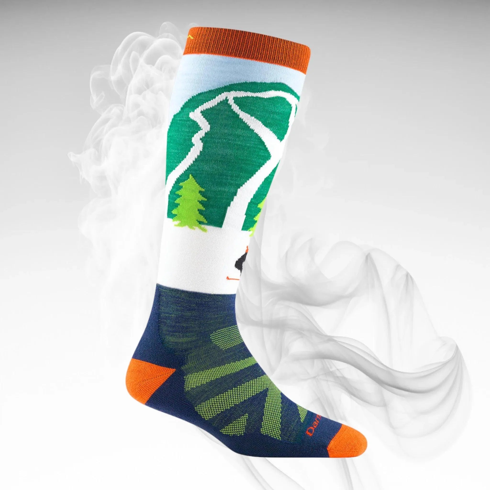 Darn Tough JR Pow Cow Midweight Ski Socks - Dash Racegear