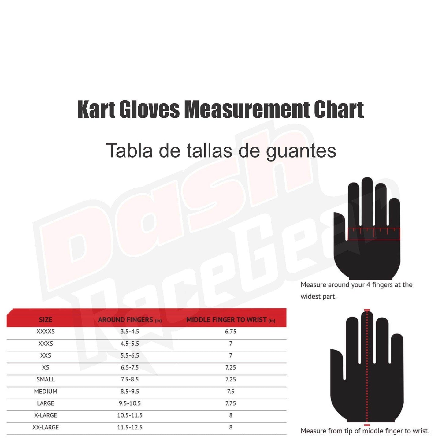 Dash Sparco Land Race Gloves - Dash Racegear