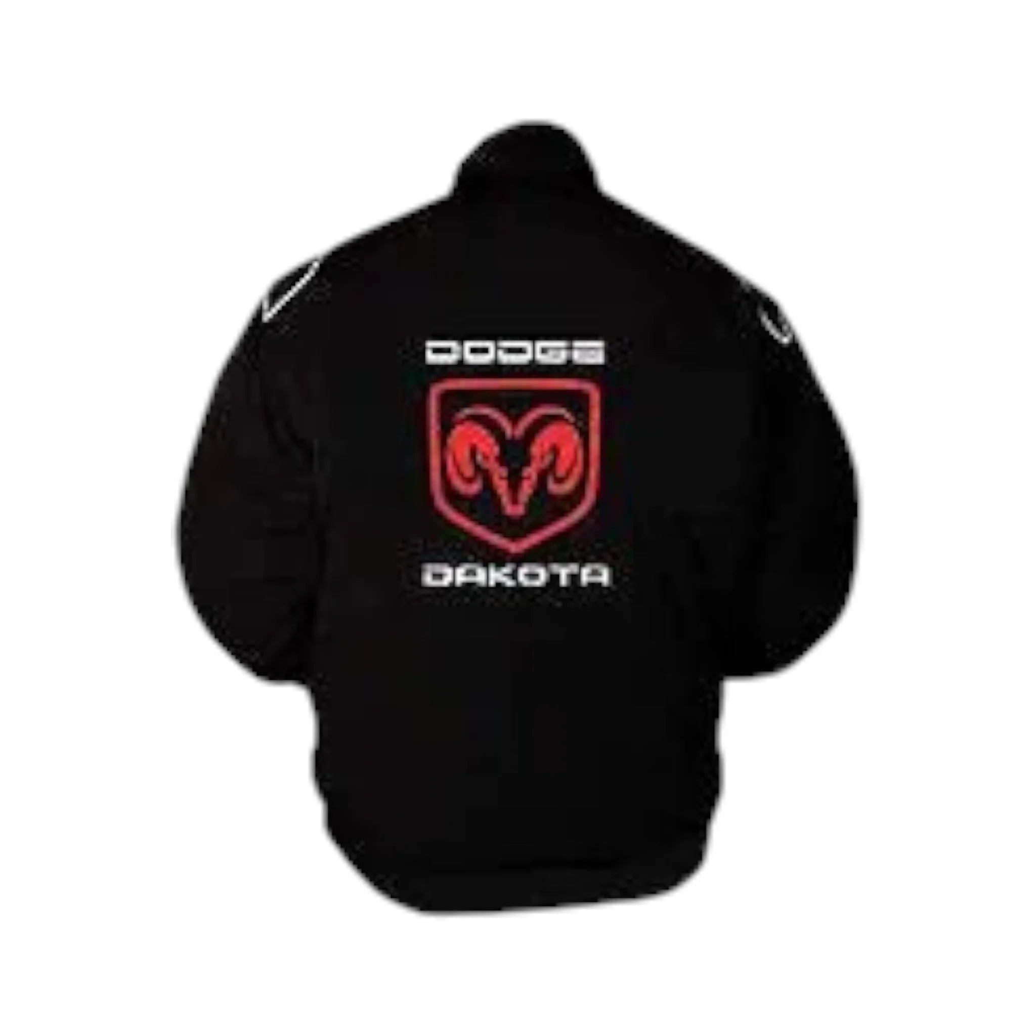 Dodge Dakota Racing Jacket Black with White piping