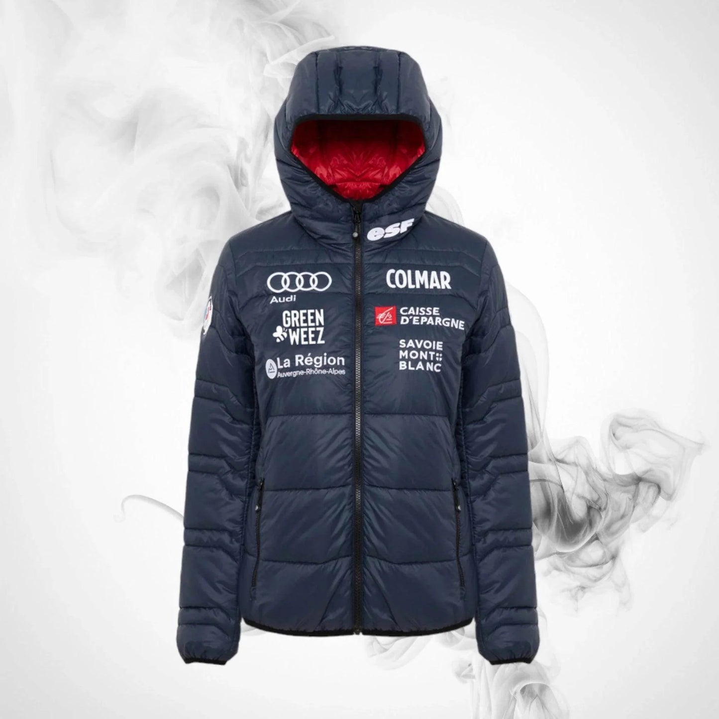 Ski Down jacket COLMAR French National Team Quilted Jacket Aspen Midnight Woman - 2022/23 - Dash Racegear