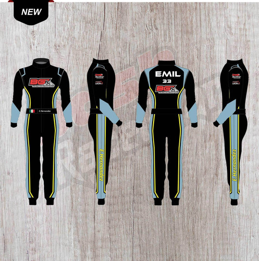 E.hernandez Customized Karting Sublimation Printed Suit - Dash Racegear