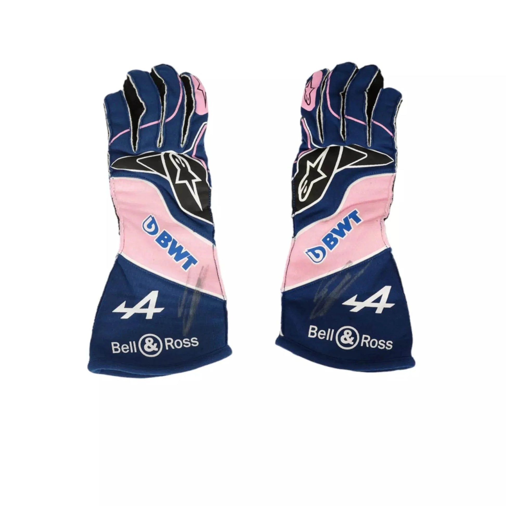 2022 ESTEBAN OCON BLUE RACE GLOVES - Dash Racegear
