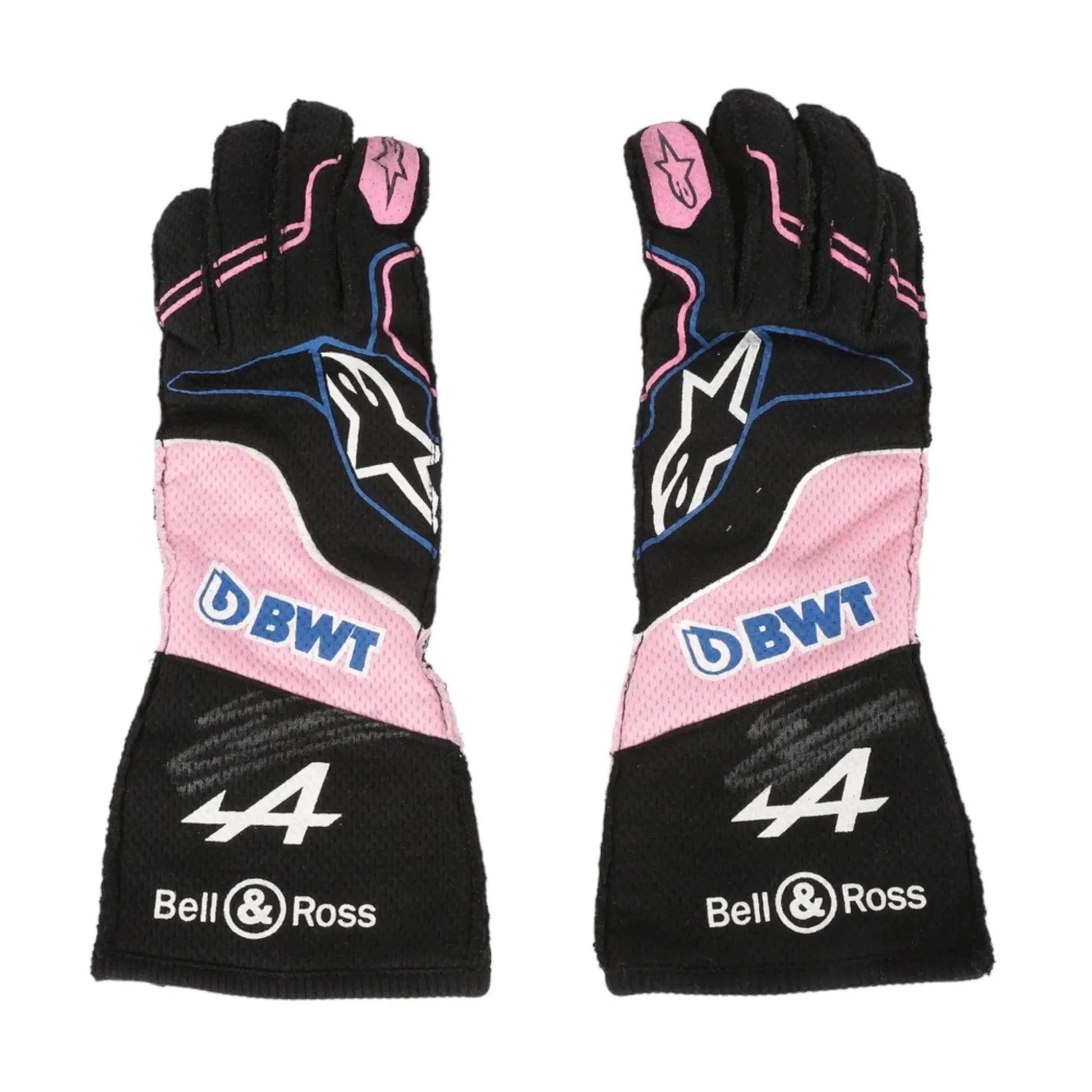 2023 ESTEBAN OCON WEEKEND WORN RACE GLOVES - MIAMI GP - Dash Racegear