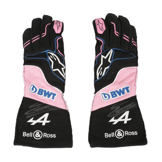 2023 ESTEBAN OCON WEEKEND WORN RACE GLOVES - MIAMI GP - Dash Racegear